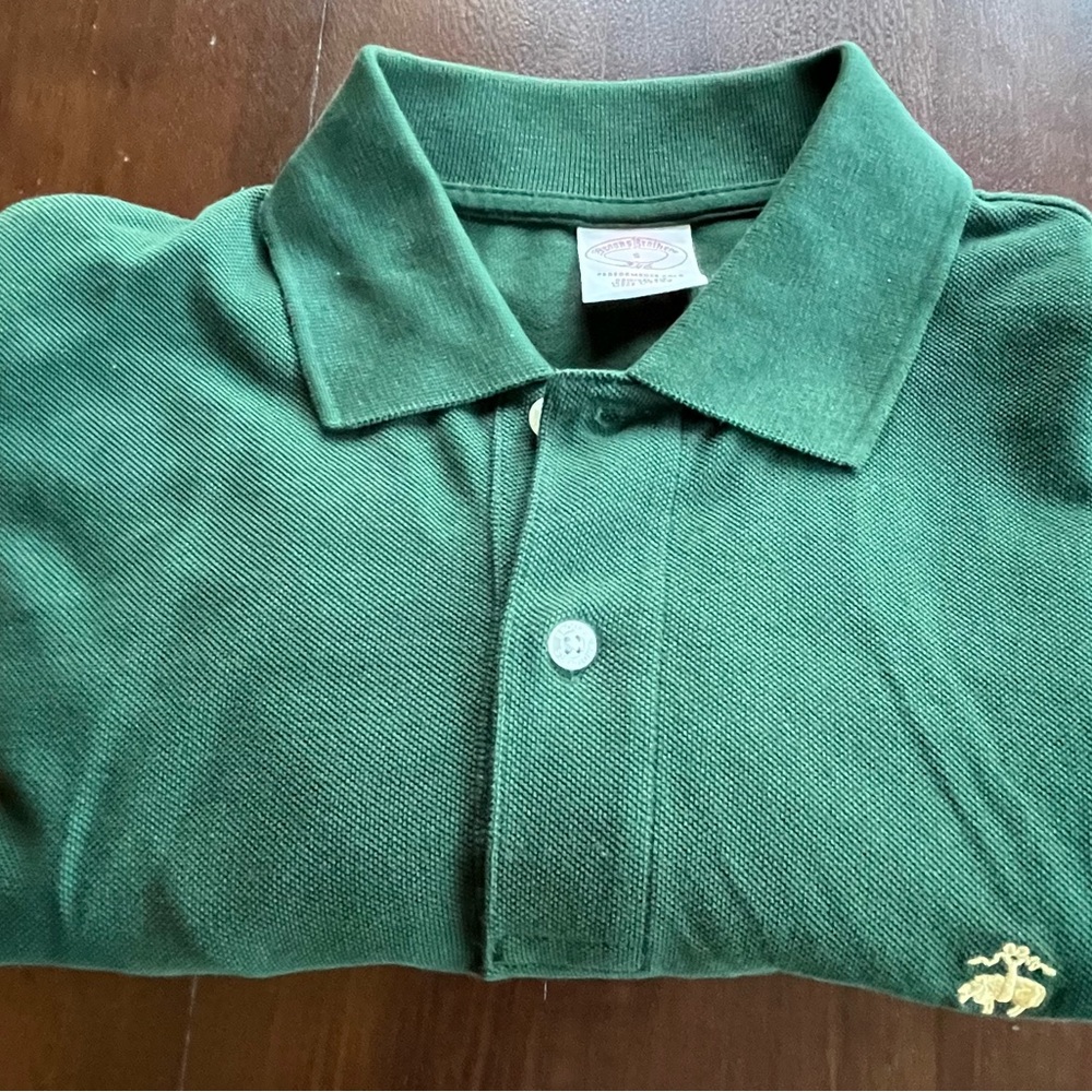 Brooks Brothers 346 Mens Short Sleeve Polo Teal Green Size‎ Small